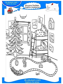 Çocuklar İçin Peppa Pig Boyama Sayfaları 